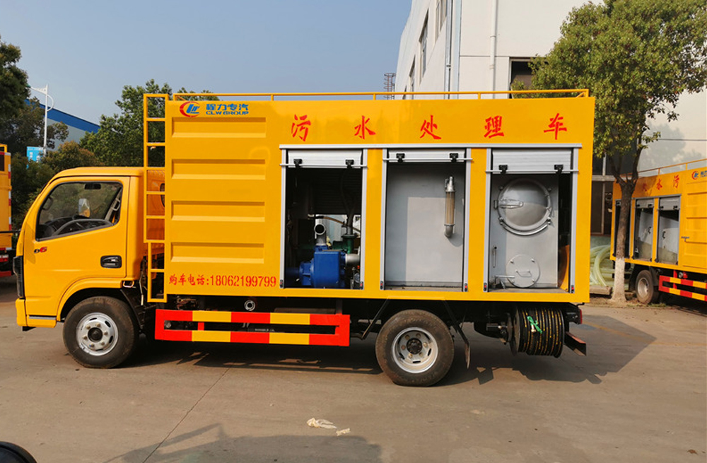 281摄山星城听竹污水分离车